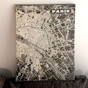 Paris 27X21 Canvas Print